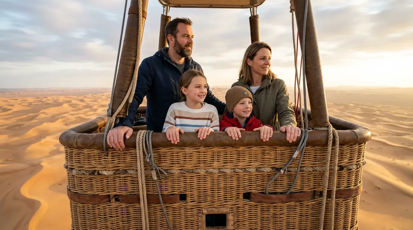 Hot Air Balloon Dubai with Kids: Ages, Height & Tips