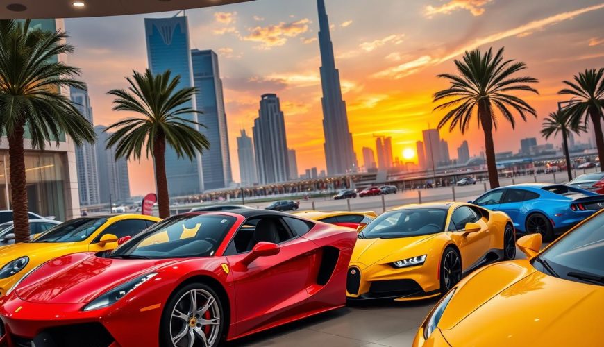 Exotic car rentals Dubai