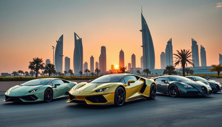 Exotic car rentals Dubai