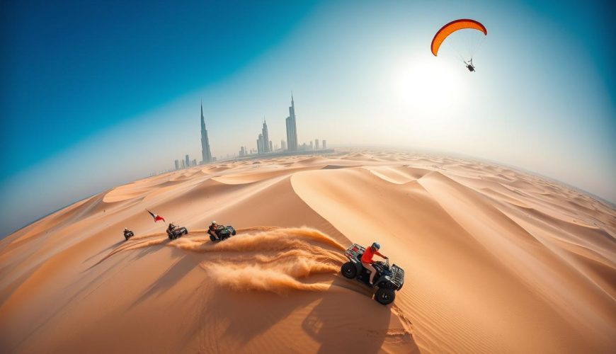 Extreme sports day trips Dubai