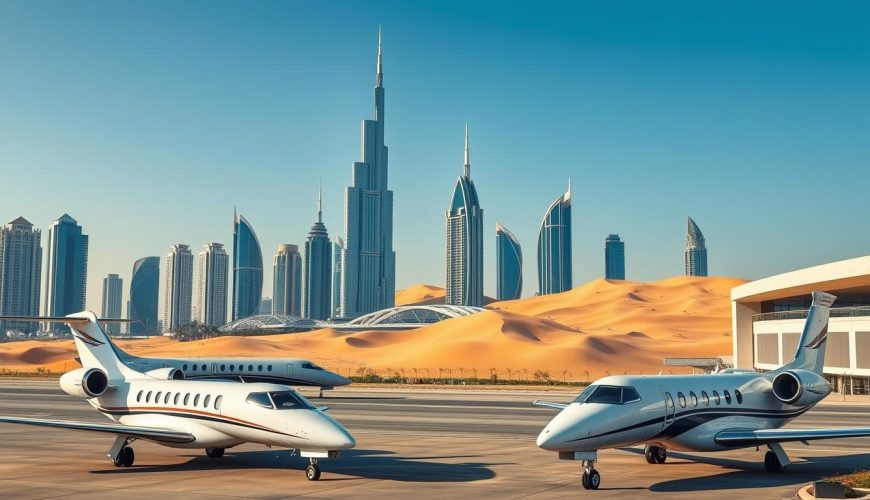 Private jets in Dubai