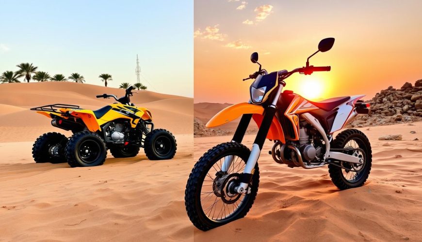 quad bike rental vs dirt bike rental dubai